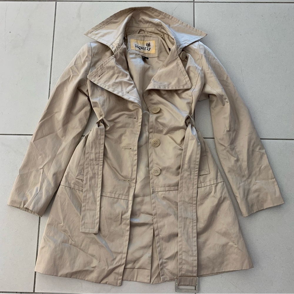 Trench coat Kids Sugarfly Tan